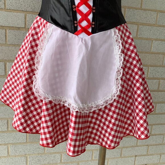 LEG AVENUE PIRATE WENCH / LITTLE RED RIDING HOOD DRESS ADULT COSTUME SIZE S - Picture 3 of 13